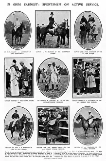 Gibbon Prints: Sportsmen on active service during World War I