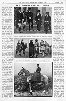 Images Dated 4th April 2016: The Sportswomans Page, hunting season in Ireland