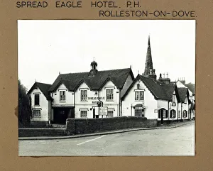 Dove Prints: Spread Eagle Hotel, Rolleston On Dove, Staffordshire