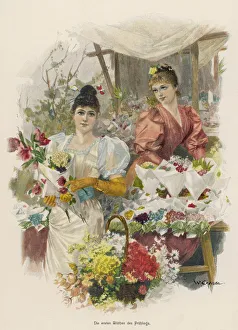 Markets Collection: Spring Blossoms on Sale