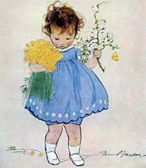 Child Gallery: Spring Flowers by Muriel Dawson