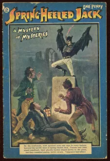 Images Dated 29th July 2015: Spring-Heeled Jack winged monster
