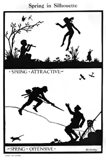 Springtime Prints: Spring in Silhouette by H. L. Oakley