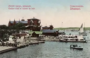 Sebastopol Prints: The Spring Theatre and The Bathing House, Sevastopol