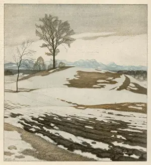 Begins Prints: Spring Time Thaw / 1909