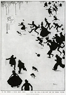 In the Spring a Young mans Fancy by Heath Robinson In the Spring a Young mans Fancy by Heath Robinson
