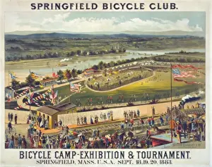 Sept Prints: Springfield Bicycle Club--Bicycle Camp-Exhibition & Tourname
