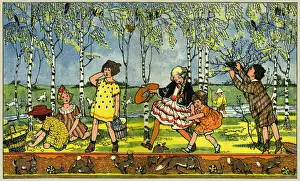 Nesting Prints: Springtime tableau