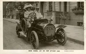 Spyker Vintage Car (Showing Miss Isabel Jay)