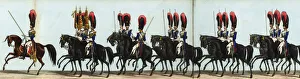 Representation Prints: A Squadron of Life Guards. Household Brigade, in