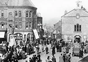 The Square, Denbigh early 1900's