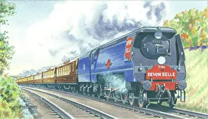 Alan Prints: SR Merchant Navy Class No. 35025 ?Brocklebank Line?