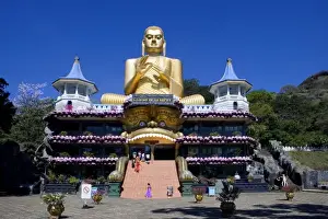 SRI LANKA. Mihintale. Golden Temple. Sitting