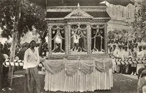 Hearse Prints: Sri Lankan Hearse - on way to a cremation