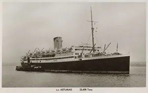 Images Dated 20th November 2019: SS Asturias, ocean liner