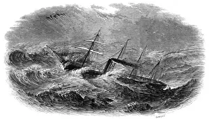 SS Great Western in a Heavy Gale, North Atlantic, 1846