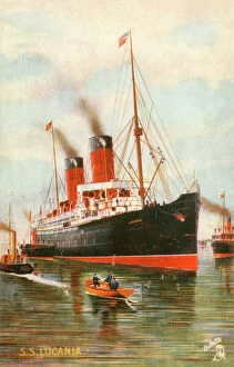 Images Dated 22nd July 2019: SS Lucania - Cunard
