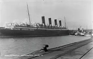 The S.S. Mauretania at Southampton