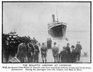 Criminal Prints: SS Megantic arriving in Liverpool