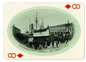 S.s Ohio leaving Seattle for Nome, Alaska
