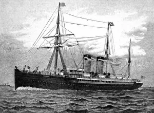 Makeshift Prints: SS Umbria, 1893