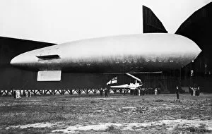 Hangar Gallery: Ss15 Airship Parked by a Hangar - Kerlicky