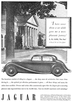 Jaguar Prints: S.S.Cars. Jaguar Car Range 1939