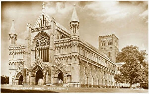Albans Collection: St Albans Abbey, Hertfordshire