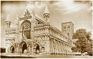 Herts Prints: St Albans Abbey, Hertfordshire