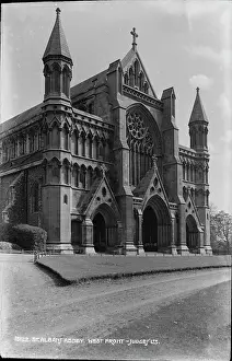 Albans Prints: St. Albans Abbey - West Front
