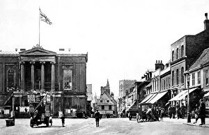 Albans Collection: St. Albans Market Place early 1900s