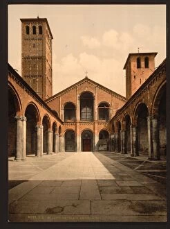 Ambrosius Gallery: St. Ambrosius Church (i.e. Sant Ambrogio), Milan, Italy