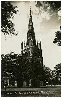 Malaysian Prints: St. Andrews Cathedral - Singapore, Malaysia