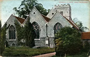 Wokingham Prints: St Andrews Church, Sonning, Berkshire