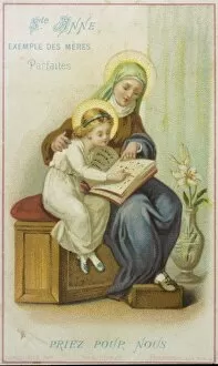 Jesus Collection: St Anne Teaches Mary