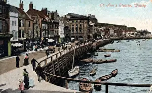 Staithe Prints: St Annes Staithe, Whitby, Yorkshire