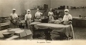 Oct18 Prints: St Bartholomews Hospital, London - An operating Theatre