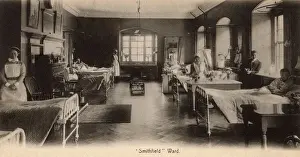 Oct18 Prints: St Bartholomews Hospital, London - Smithfield Ward