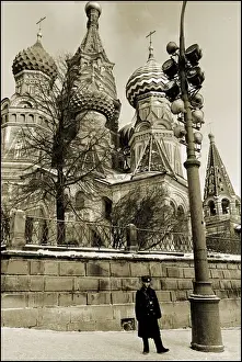 Mood Prints: In front of St Basils, Moscow