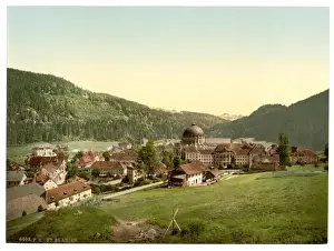 St. Blasien, general view, Black Forest, Baden, Germany