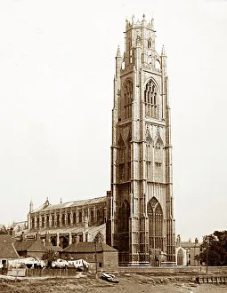 Botolphs Prints: St. Botolph's Church, Boston Stump, Victorian period