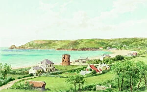 Salmon Collection: St Brelade's Bay, Jersey, Channel Islands