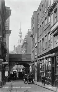 Glimpse Prints: St. Bride's Church Spire in London