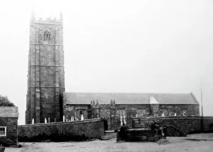 St. Buryan Church, Cornwall, early 1900s
