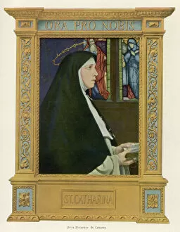 Siena Collection: St Catherine of Siena