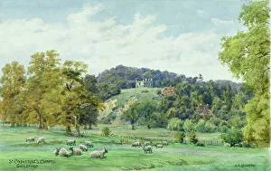 Guildford Prints: St Catherine's Chapel, Guildford, Surrey