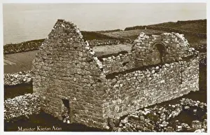 Galway Prints: St. Ciarans Monastery, Aran Island, Kilronan, Ireland