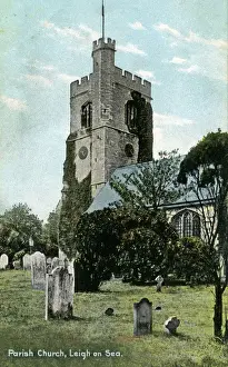 Southend Prints: St Clements Church, Leigh-on-Sea, Essex