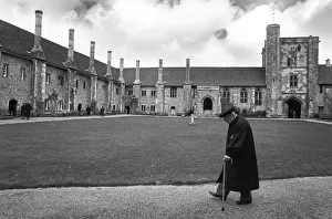 Images Dated 5th March 2019: St Cross Hospital Brother, Winchester