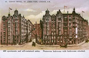 Complex Prints: St. Ermins Hotel, St. Jamess Park, London